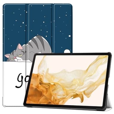 Kolmen taittotelineen älykotelo Samsung Galaxy Tab S10+ (S10 Plus) -puhelimelle