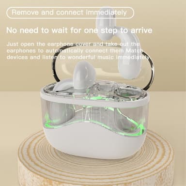 Langattomat Bluetooth-kuulokkeet In-Ear Ultra-Long Standby Call -urheilukuulokkeet - Musta