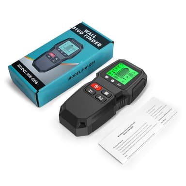 5 in 1 LCD-seinänastaetsin reunan keskipisteen puuvirran metallin AC Live Wire Detector