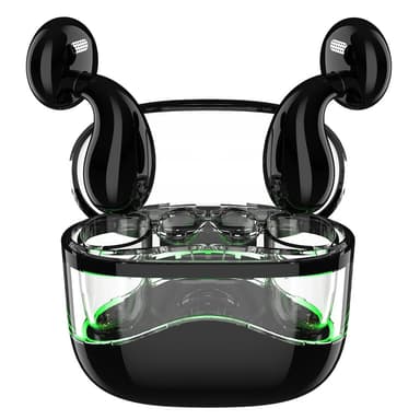 Langattomat Bluetooth-kuulokkeet In-Ear Ultra-Long Standby Call -urheilukuulokkeet - Musta