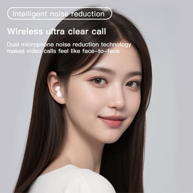 Langattomat Bluetooth-kuulokkeet In-Ear Ultra-Long Standby Call -urheilukuulokkeet - Musta