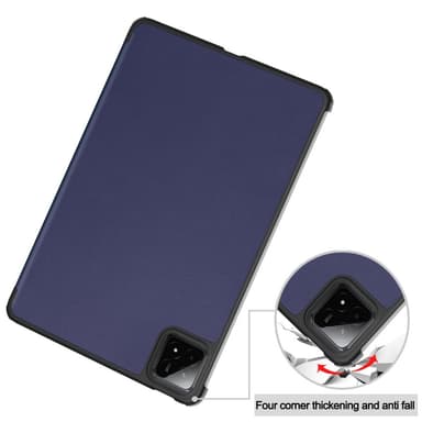 Slim Fit suojakuori Xiaomi Pad 7 Auto Wake / Sleep -laitteelle - Tummansininen