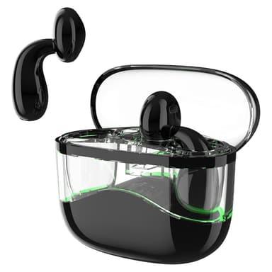 Langattomat Bluetooth-kuulokkeet In-Ear Ultra-Long Standby Call -urheilukuulokkeet - Musta