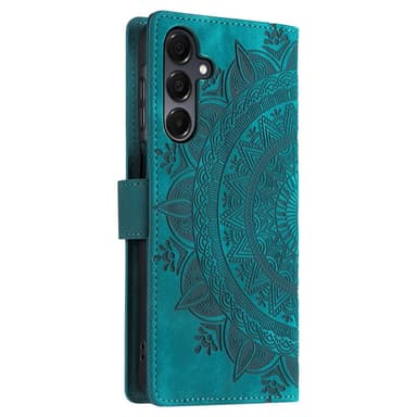 Samsung Galaxy A26 -lompakkokotelon kuoren kuoren Mandala-kukkakuvio