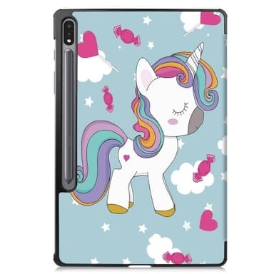 Kolmen taittotelineen älykotelo Samsung Galaxy Tab S10+ (S10 Plus) -puhelimelle