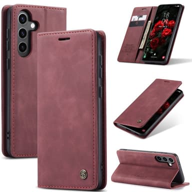 CASEME Retro Lompakkokotelo Samsung Galaxy S25+ (S25 Plus)
