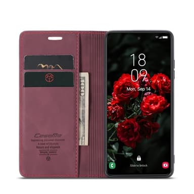 CASEME Retro Lompakkokotelo Samsung Galaxy S25+ (S25 Plus)