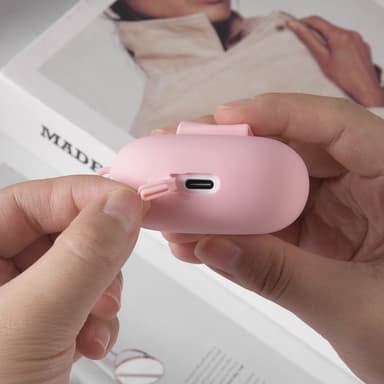 Xiaomi Redmi Buds 6 Lite silikonikotelolle naarmuuntumaton suojakotelo - Punainen