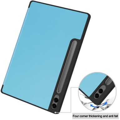 Kolmen taittotelineen älykotelo Samsung Galaxy Tab S10+ (S10 Plus) -puhelimelle