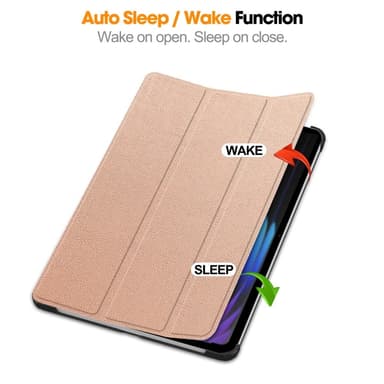 Slim Fit suojakuori Xiaomi Pad 7 Auto Wake / Sleep -laitteelle - Rose Gold