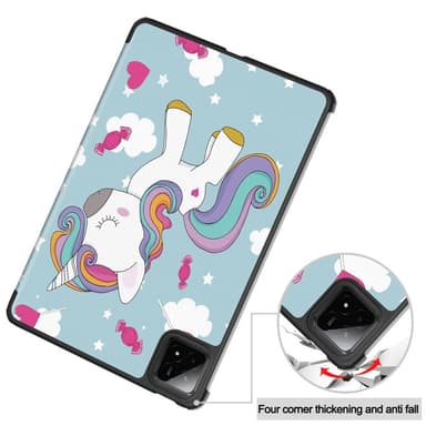 Slim Fit suojakuori Xiaomi Pad 7 Auto Wake / Sleep -laitteelle - Unicorn