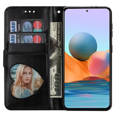 Samsung Galaxy A56 5G Taittuva Glitter-Suojakotelo Vetoketjutaskulla – Black