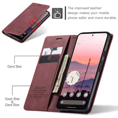 CASEME Google Pixel 9 Pro / Pixel 9 Kotelo Teline Puhelinkotelo