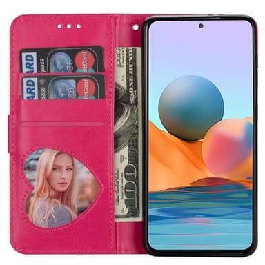 Samsung Galaxy A56 5G Taittuva Glitter-Suojakotelo Vetoketjutaskulla – Rose