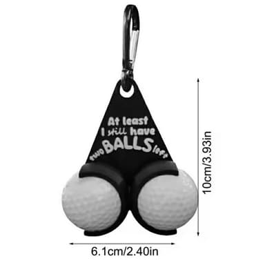 Golfpallon pidike Hauskat kirjaimet Double Golf Balls Golf Gift - Tyyli A