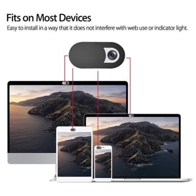 6 kpl Anti-Spy Computer Camera Protection Slider Anti-Peep Privacy - Starry Sky 5