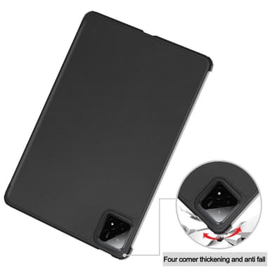 Slim Fit suojakuori Xiaomi Pad 7 Auto Wake / Sleep -laitteelle - musta