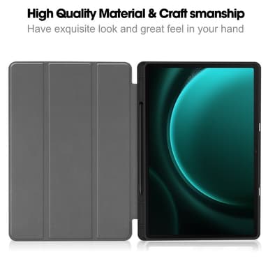 Kolmen taittotelineen älykotelo Samsung Galaxy Tab S10+ (S10 Plus) -puhelimelle