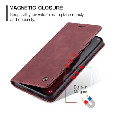 CASEME Retro Lompakkokotelo Samsung Galaxy A56