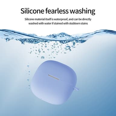 Xiaomi Redmi Buds 6 Lite silikonikotelolle naarmuuntumaton suojakotelo - violetti