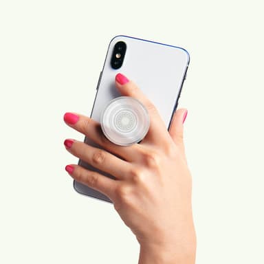 Popsockets älypuhelimen pidike (läpinäkyvä)