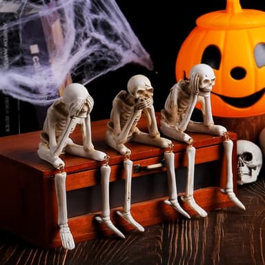 Halloween luurankohahmo Spooky Skull Decoration Party Haunted - Say No Evil