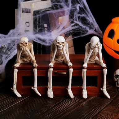 Halloween luurankohahmo Spooky Skull Decoration Party Haunted - Say No Evil