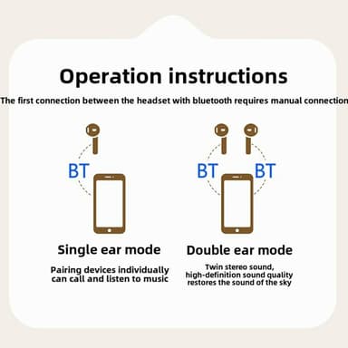 Retrokamerasuunnittelu Bluetooth-kuulokkeet Melua vaimentavat korvakuulokkeet - ruskea