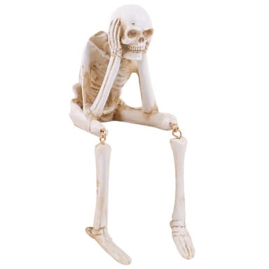 Halloween luurankohahmo Spooky Skull Decoration Party Haunted - Hear No Evil