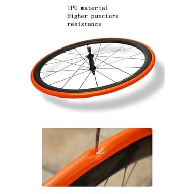 Ultrakevyt pyörän letku kahdella renkaan korjauspaikalla - 700C Presta-venttiili 65mm
