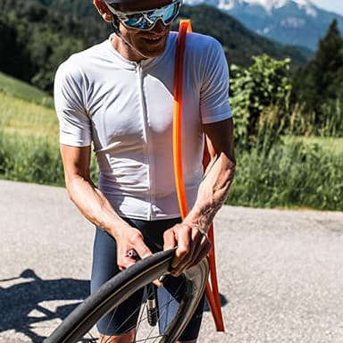 Ultrakevyt pyörän letku kahdella renkaan korjauspaikalla - 700C Presta-venttiili 65mm