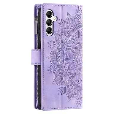 Samsung Galaxy A26 / A16 -lompakkokotelon kuoren kuoren Mandala-kukkakuvio