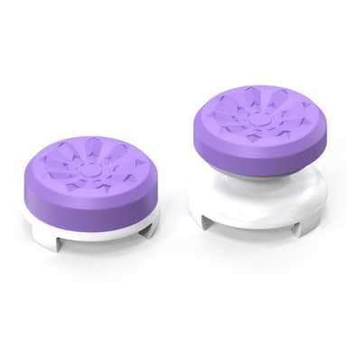 2kpl peukalokahva sormikahva, joka on yhteensopiva Xbox 360 Series X Series S Switch Pro Joystick -ohjaimen kanssa - Violetti