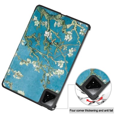 Slim Fit suojakuori Xiaomi Pad 7 Auto Wake / Sleep -laitteelle - Apricot Blossom