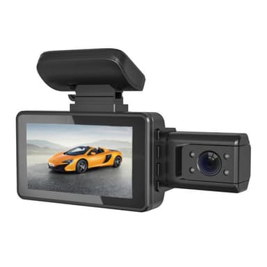 Edessä ja takana tallennus Dash Cam 1080P HD Night Vision -autokameranauhuri