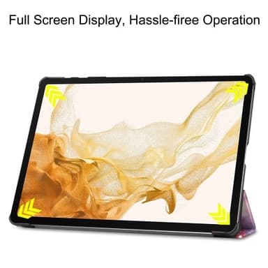 Kolmen taittotelineen älykotelo Samsung Galaxy Tab S10+ (S10 Plus) -puhelimelle