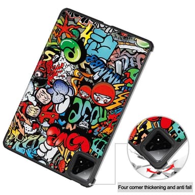 Slim Fit suojakuori Xiaomi Pad 7 Auto Wake / Sleep -laitteelle - Graffiti