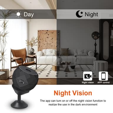 Kotivalvonta WiFi-kamera Matkapuhelin Kaukovalvonta Night Vision -kamera