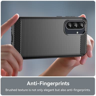 Samsung Galaxy A56 / A36 Kotelon Puhelimen Kansi TPU Hiilikuiturakenne