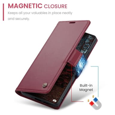 CASEME Retro Lompakkokotelo Xiaomi 14