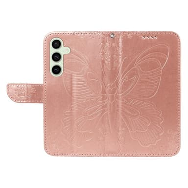 Samsung Galaxy S24 FE Kotelo Jalustallinen Lompakkokotelo Perhoskuvio