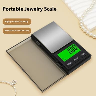 200g / 0.01g 5 yksikköä kannettava koruvaaka, pienikokoinen digitaalinen taskuvaaka