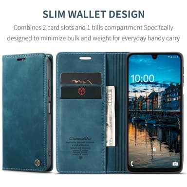 CASEME Retro Lompakkokotelo Samsung Galaxy A26