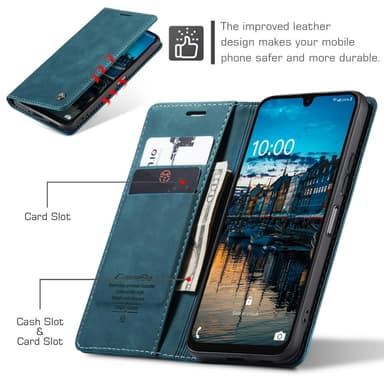 CASEME Retro Lompakkokotelo Samsung Galaxy A26