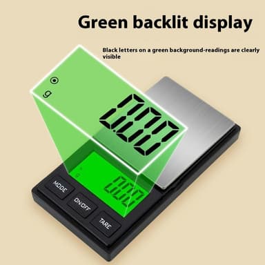200g / 0.01g 5 yksikköä kannettava koruvaaka, pienikokoinen digitaalinen taskuvaaka