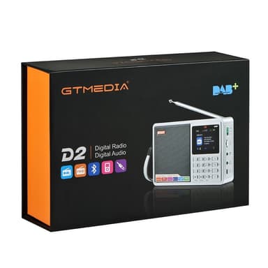 Digitaalinen radiovastaanotin DAB+FM RDS Bluetooth MP3-soitin REC tallennin TF-kortti