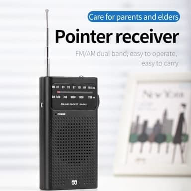 Täyskanavainen kaksitaajuusradio FM/AM kannettava radio, akkukäyttöinen