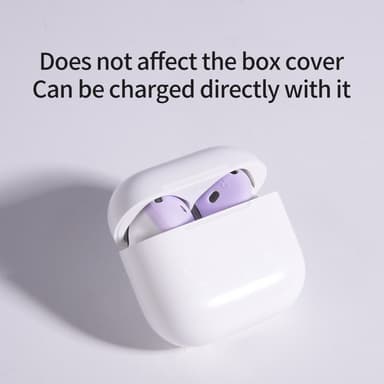 AirPods 4:lle liukumaton silikonikotelo, korvasuojat, nappikuulokkeet - Vaaleanpunainen