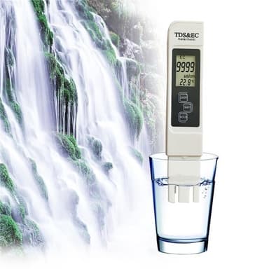 3-in-1-ilmaisintesti vedenlaadulle LCD TDS EC TEMP -testikynä Lämpötila