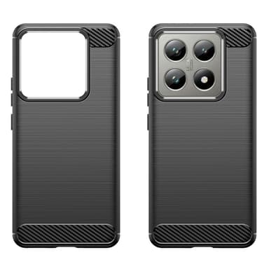 Xiaomi 14T / 14T Pro hiilikuiturakenne Takakansi - musta